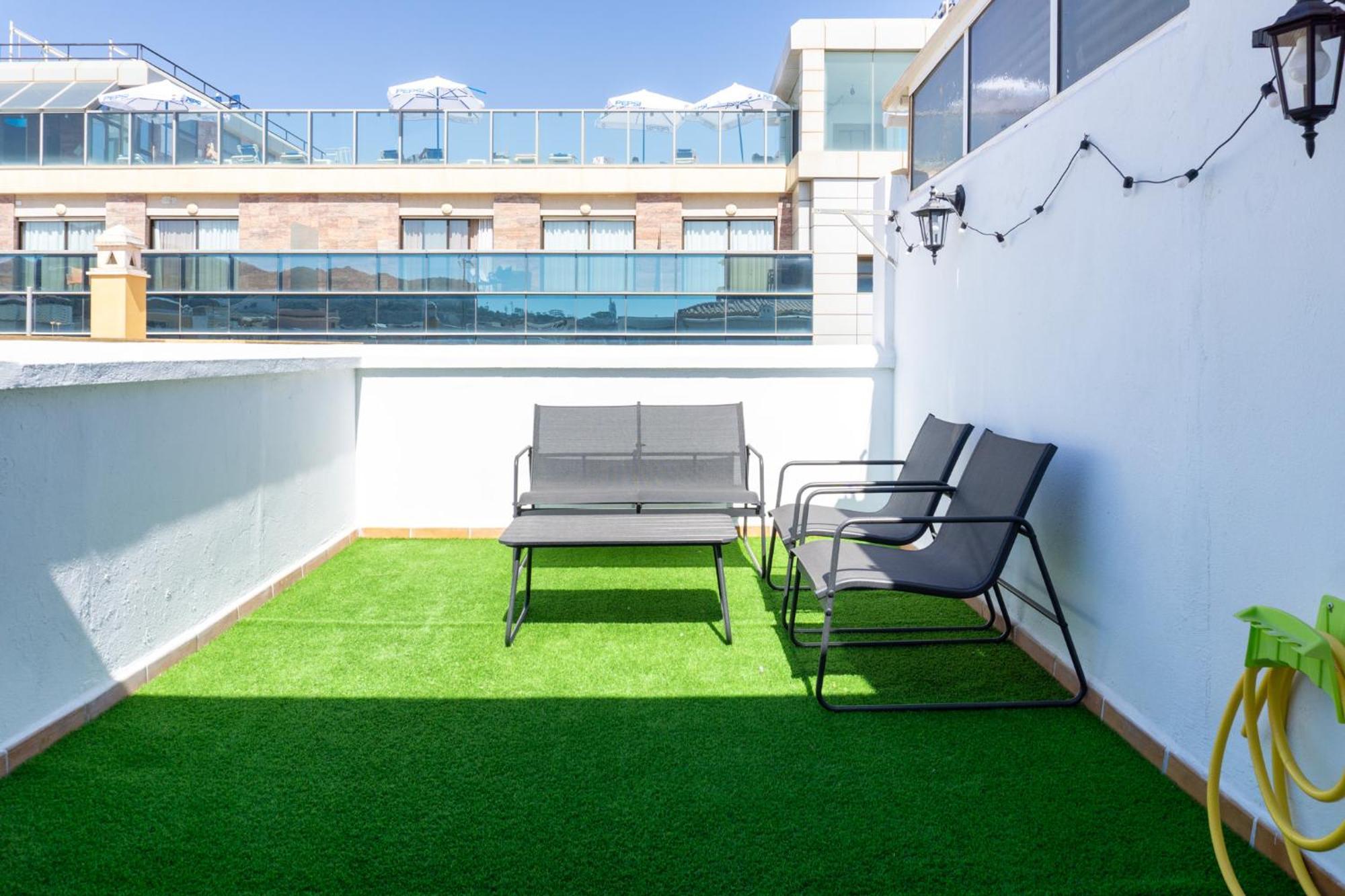 Apartamento Con Terraza En La Playa La Cala Del Moral Exterior photo
